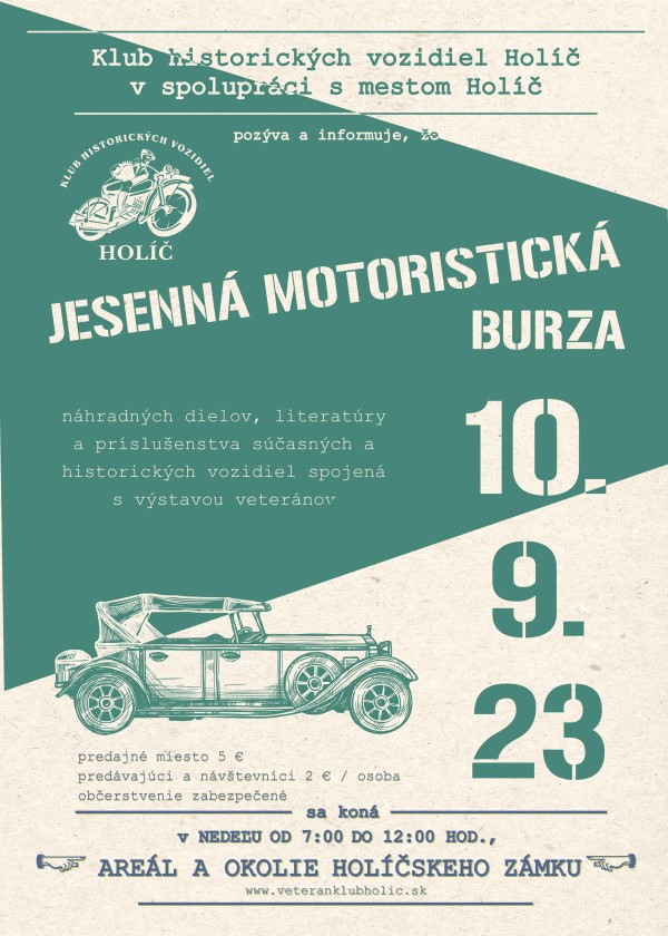 Jesenná motoristická burza Holíč