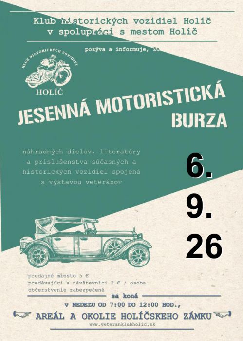 Jesenná Motoristická burza